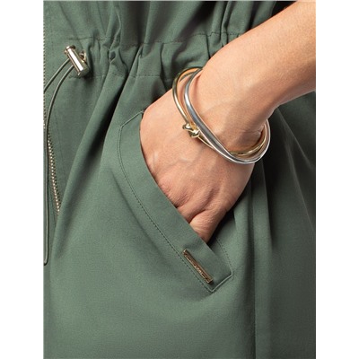 Платье из хлопка на молнии