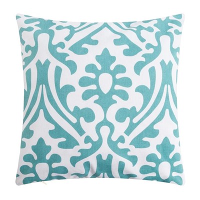Наволочка декоративная 40×40 см, Monograms mint, 100% хлопок