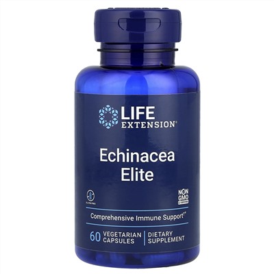 Life Extension, Эхинацея, 60 вегетарианских капсул