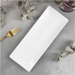 Блюдо для подачи Wilmax, 30,5×12 см, фарфор, цвет белый