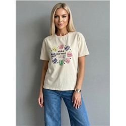 Футболка OVER SIZE (плотный хлопок)