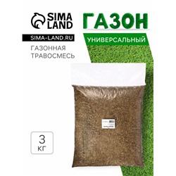 Газонная травосмесь Микс «Мой Выбор», травосмесь, 3 кг
