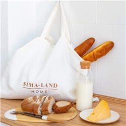 Сумка шоппер SL Home, 52×72 см, белая