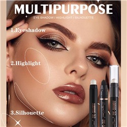 Набор теней-карандашей для век 12 шт. с аппликаторами Dragon Ranee