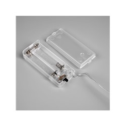 Ёлочная игрушка светодиодная «Шишка», 10×8 см, 5 LED, от батареек ААх2, свечение тёплое белое