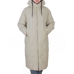 W8236M OLIVE Пальто зимнее женское оверсайз (200 гр. био-пух)