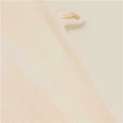 Халат махровый с капюшоном мужской SL HOME: Basic «Айвори», размер XL, хлопок 100%, молочный