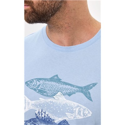 Футболка F311-06-734 grey-blue