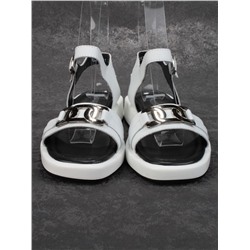 08-PED134-1 WHITE Босоножки женские (натуральная кожа)