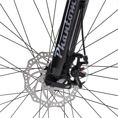 Велосипед 26" рама 18" 21sp KRYPTON PHANTOM серый полис чёрный