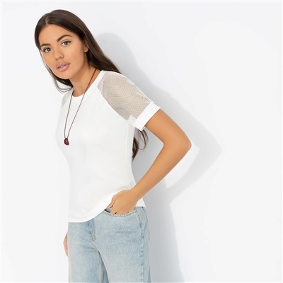 Футболка из эластичной ткани, Талант перемен (white)