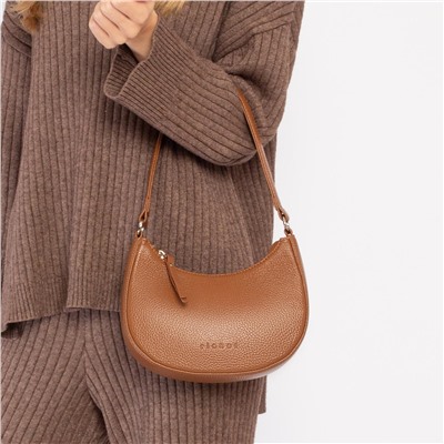 Женская кожаная сумка Richet 3167LN 356 Рыжий