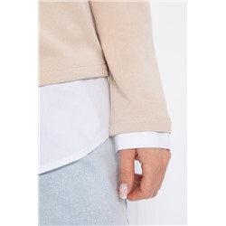 Пуловер На высоте (крем-брюле) Б12758-12М