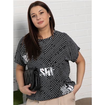 Блуза Ханна (черная) Б15461-20М
