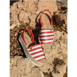 AB. ZAPATOS • 408 • ROJO-BLANCO РАСПРОДАЖА