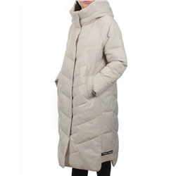 3066 LT. BEIGE Пуховик зимний женский (80% пух, 20% перо)