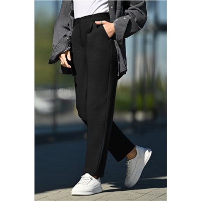 Женские классические брюки Happyfox черные