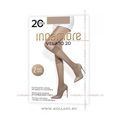 Velato 20 Gambaletto, 2 PairsInnamore