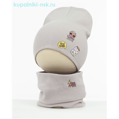 02-68-LT Комплект (колпак+снуд) (52-56)