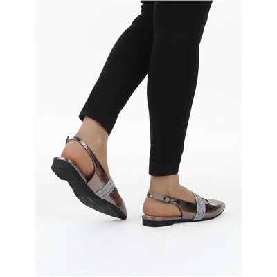 08-B35F-130RD BROWN/BRONZE Босоножки женские (натуральная кожа)