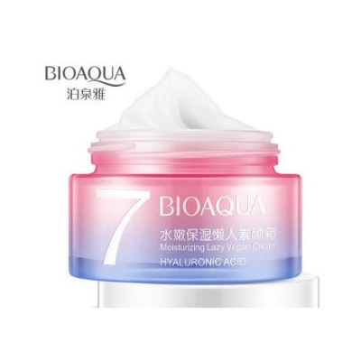 BIOAQUA V Lazy Vegan Cream Увлажняющий крем для лица с гиалуроновой кислотой, 50 г, 12 шт/уп