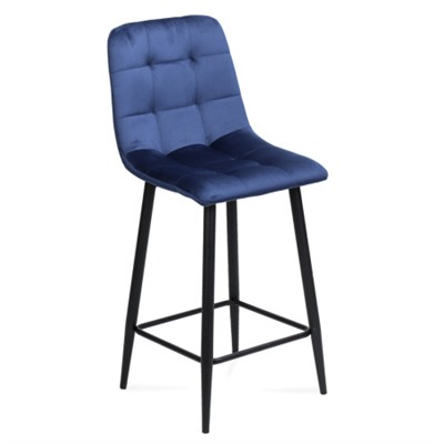Стул барный SB-005 Темно-синий Velvet G062-49 / GBAR895A-1 /уп 2/