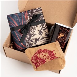 Набор подарочный «Этель. Настоящему мужчине»: плед, носки, кружка