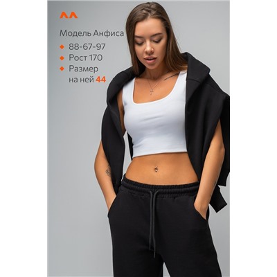 Женский костюм оверсайз из футера трехнитки Happyfox