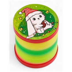 Пружинка радуга «Новый год», d=5 см, МИКС