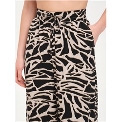 Брюки в пижамном стиле