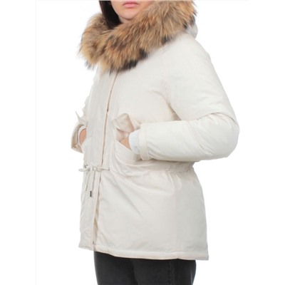 7350 MILK WHITE Куртка зимняя женская (200 гр. холлофайбер)