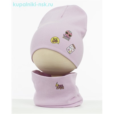 02-68-LT Комплект (колпак+снуд) (52-56)