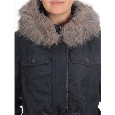 B-23 DARK BLUE Куртка зимняя женская NO NAME (100 гр. холлофайбер)
