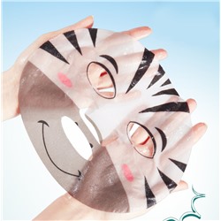 Маска для лица с гиалуроновой кислотой ЗЕБРА Sadoer Animal