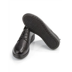 03-5067 BLACK Полуботинки женские (натуральная кожа)