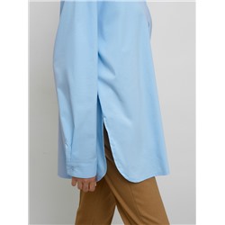 Голубая рубашка oversize