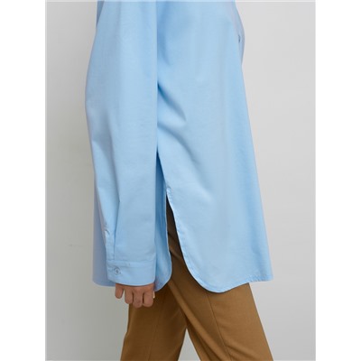 Голубая рубашка oversize