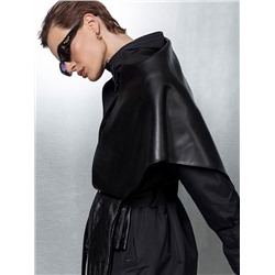 Плащ женский черный