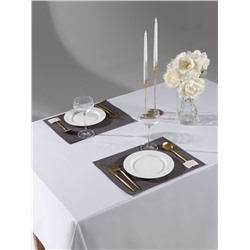 Набор салфеток «Этель» Kitchen, 30×40 см - 2 шт., 100% хлопок, саржа 220 г/м², серый