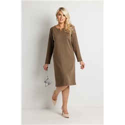 Платье женское  6162Н/05/Бежево-коричневый