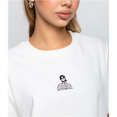 Футболка #КТ6120, белый