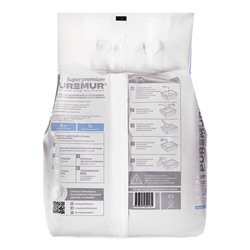 Наполнитель минеральный комкующийся PureMur Super premium 3 кг,пластиковый пакет