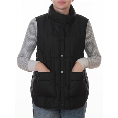 H24-333 BLACK Жилет утепленный женский (утиный пух)