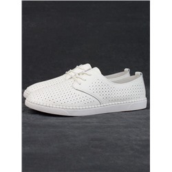 03-PDXL138-1 LT. BEIGE Полуботинки спортивные женские (натуральная кожа)