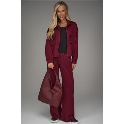 Костюм Лакоста (бордовый)