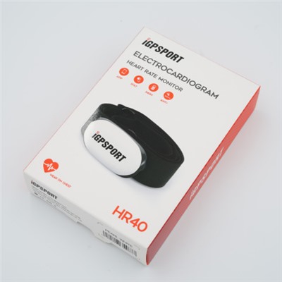 Нагрудный пульсометр iGPSPORT HR40 IPX7 Bluetooth4.0, ANT+