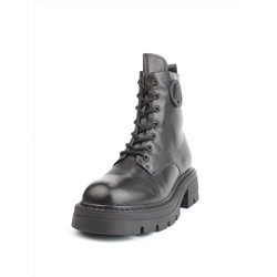 04-M3-1476 BLACK Ботинки зимние женские (натуральная кожа, натуральный мех)