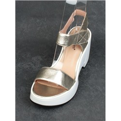 08-QL6989-1A WHITE Босоножки женские (натуральная кожа)