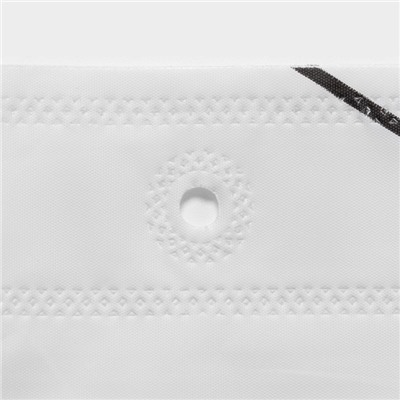 Штора для ванной SAVANNA Secret, 180×180 см, EVA, белая