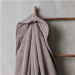 Халат махровый мужской SL HOME: Basic «Софт Мист», размер S, хлопок 100%, серый